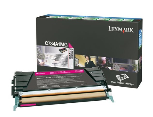 [C734A1MG] Cartucho de Tóner Magenta Lexmark C734