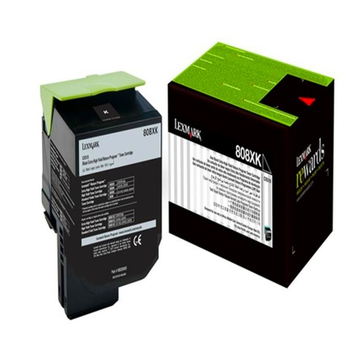 [80C8XK0] Cartucho de Tóner Negro Lexmark CX510DHE/CX510de