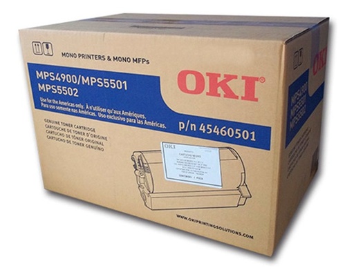 [45460501] 45460512 Cartucho de Tóner Negro Oki MPS4900/ MPS5501/ MPS5502