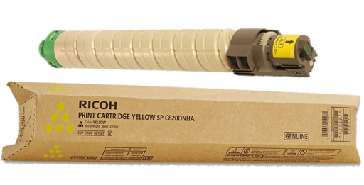 [821027] Cartucho de Tóner Amarillo Ricoh SP C820DNA
