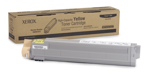 [106R01079] Cartucho de Tóner Amarillo Xerox Phaser 7400