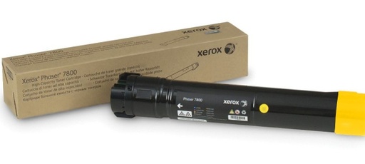 [106R01572] Cartucho de Tóner Amarillo Xerox Phaser 7800
