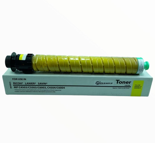 [841850ITC] Cartucho de Tóner Amarillo Genérico Ricoh MP C4503/C4504/MP C5503/MP C6003/MP C6004 ITC