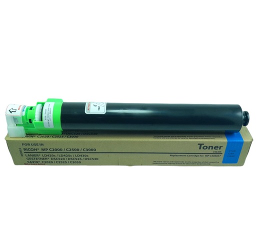 [841341ADV] Cartucho de Tóner Cyan Genérico Ricoh MP C2000SPF/MP C2500SPF/MP C3000SPF ADV