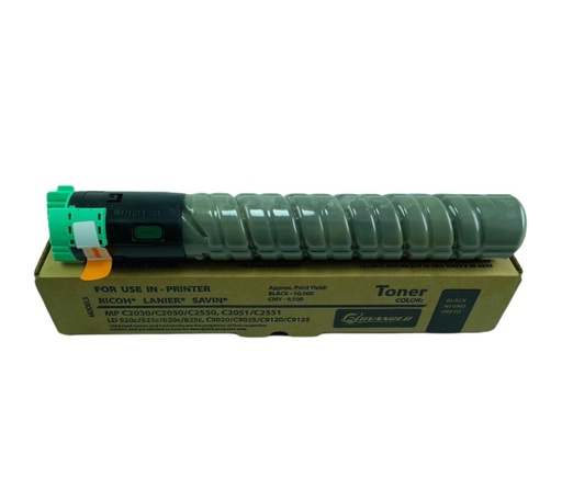 [841280ADV] Cartucho de Tóner Negro Ricoh Genérico Ricoh MP C2030/MP C2050/MP C2550/MP C2051/MP C2551 ADV
