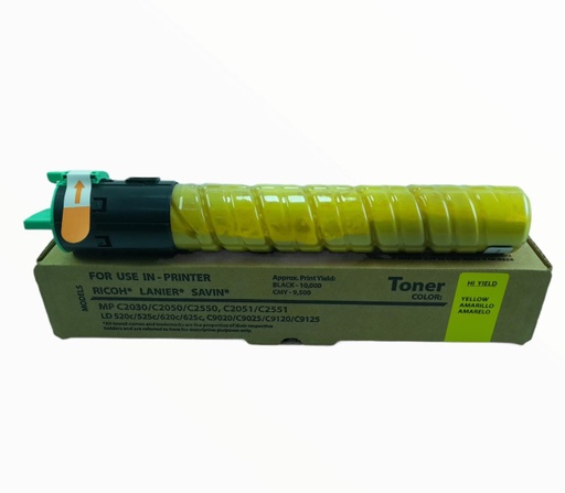 [841501ADV] Cartucho de Tóner Amarillo Genérico Ricoh MP C2050SPF/MP C2551/MP C2051/MP C2030 ADV