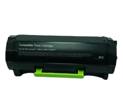 [60F4H00CLV] Cartucho de Tóner Negro Genérico Lexmark MX611dhe/MX410de/MX511de/MX310dn