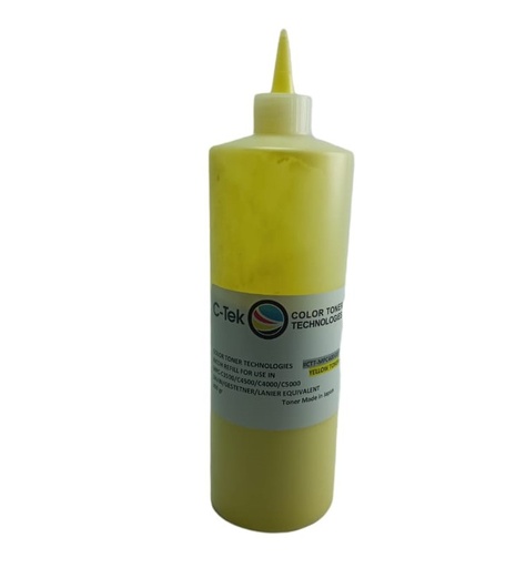 [CTTMPC400GRY] Recarga de Tóner Amarillo 400GR Genérico Ricoh MP C3500/MP C4000/MP C4500/MP C5000 CTEK