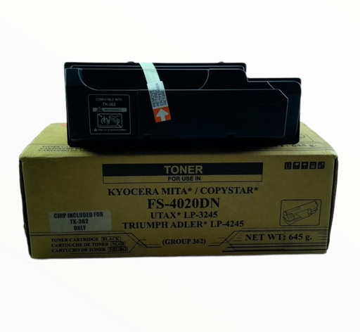 [1T02J20USGEN] Cartucho de Tóner Negro TK-362 Genérico Kyocera FS-4020DN CBA