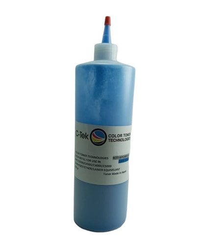 [CTTMPC400GRC] Recarga de Tóner Cyan 400GR Genérico Ricoh MP C3500/MP C4000/MP C4500/NP C5000 CTEK