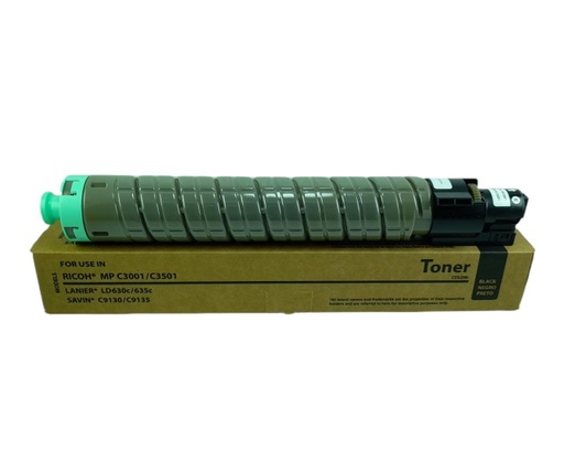 [841578ITC] Cartucho de Tóner Genérico Negro Ricoh MP C3501/MP C3001/MP C4001 ITC