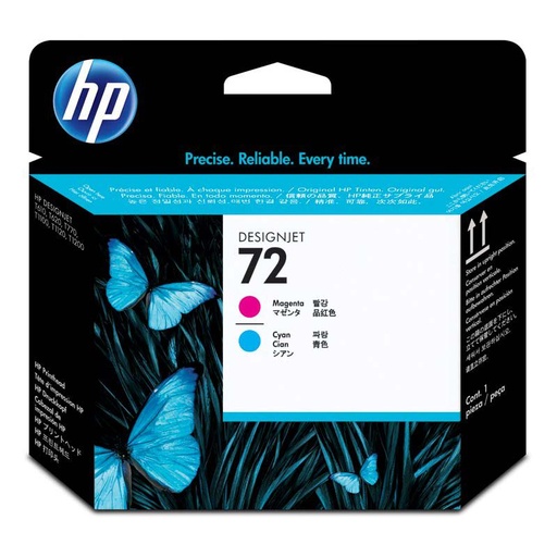 [C9383A] Cabezal de Impresión Magenta - Cyan 72 HP Designjet T1100/T1120/T1200/T2300