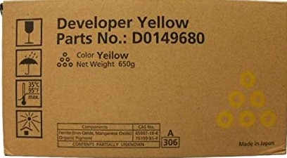 [D0149680] Revelador Amarillo Ricoh MP C6000/7500/550/PRO 550/700EX