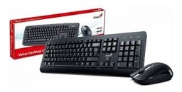 [31330001414] Combo teclado +Mouse Alámbrico KM-160 Negro (KB-115+ DX-160) Genius