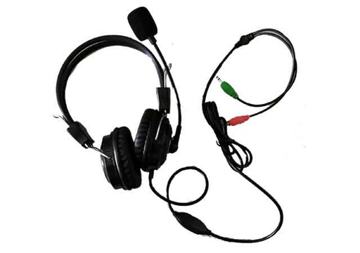 [STHS05] Diadema ST-HS-05 3.5 MM Dos Plud Negro Con Micófono Incorporado Star Tec