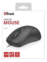 [21947] Mouse Alámbrico Trust Ziva Optico Negro