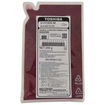 [D-FC505M] Revelador Magenta Toshiba 2505AC/3005AC/3505AC/4505AC/5005AC