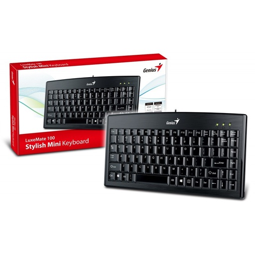 [1031961] Teclado Negro USB Luxe Mate 100 Genius